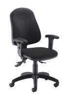 Calypso 2 Deluxe Chair with Adjustable Arms Black