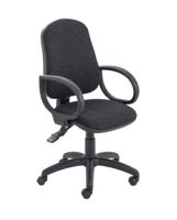 Calypso 2 Deluxe Chair with Fixed Arms Charcoal