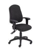 Calypso 2 Deluxe Chair Adjustable Arms Charcoal