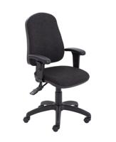 Calypso 2 Deluxe Chair with Adjustable Arms Charcoal