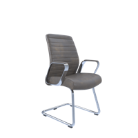 Dawn Visitor Leather Executive Chair Brown PU