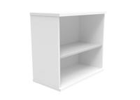 Bookcase 1 Shelf 730 High Arctic White