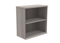 Bookcase (FSC) 1 Shelf 816 High Alaskan Grey Oak