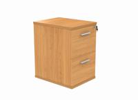 Filing Cabinet Office Storage Unit 2 Drawers Norwegian Beech