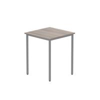 Office Rectangular Multi-Use Table (FSC) 600X600 Alaskan Grey Oak/Silver