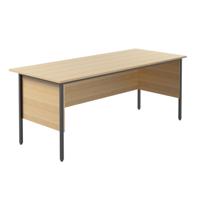 Eco 18 Rectangular Desk 1800 X 750 Oak/Black