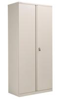 Bisley Essentials Steel Double Door Cupboard 1985mm High Goose Grey