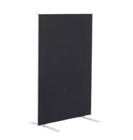 Floor Standing Screen Straight 1200W X 1600H Black