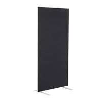 800W X 1600H Upholstered Floor Standing Screen Straight - Black