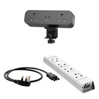 Malmo On Desk Power Bundle Black