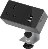 Desktop Power Module 1 Outlet 30W USB-C and 27W USB-A Black/Black