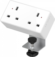 Desktop Power Module 2 Outlets No USB White/White