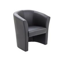 Tub Armchair Black