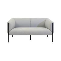 Curve Sofa Two Seater Grey