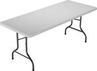 Folding Rectangular Table 1810 White