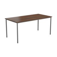 Rectangular Multipurpose Table 1800 X 800 Dark Walnut/Silver