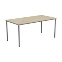 Rectangular Multipurpose Table 1800 X 800 Maple/Silver