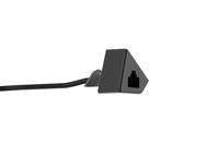 On Desk Power Module Add-On RJ45 Cat 6 Ethernet 0.5M Black