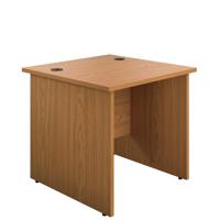 Panel Rectangular Desk: 800mm Deep 800X800 Nova Oak