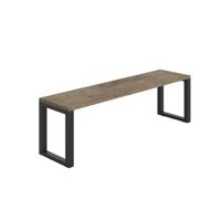 Picnic Bench (FSC) 1400 Grey Nebraska Oak/Black