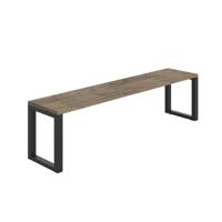 Picnic Bench (FSC) 1600 Grey Nebraska Oak/Black