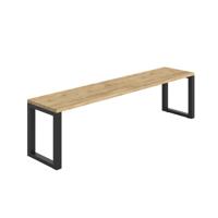 Picnic Bench (FSC) 1600 Natural Nebraska Oak/Black