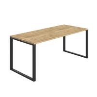 Picnic High Table  1800X800 Natural Nebraska Oak/Black