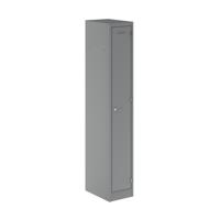 Primary 1 Door Single Locker Column Silver
