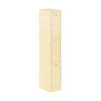 Primary 3 Door Single Locker Column Beige