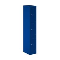 Primary 3 Door Single Locker Column Oxford Blue