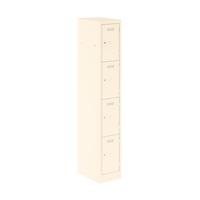 Primary 4 Door Single Locker Column Chalk