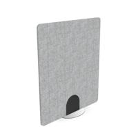 Floorstanding Acoustic PET Screen 1200x1400 Grey