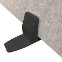 Surface Mounted Screen Holder Black