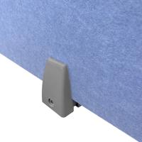 Desk Edge Clamp Screen Holder X 1 Bracket Silver Pair