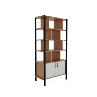 Pose Wooden Storage 900W X 460D X 1800H Nova Oak/Black