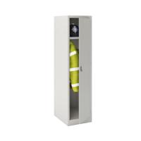 Police Locker (Includes 1 X Shelf And 1 X Coat Rail) Light Grey