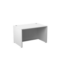 Jemini Reception Modular Straight Desk Unit 1200x800x740mm White KF71546