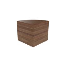 Reception Modular Corner Base Unit (FSC) Dark Walnut