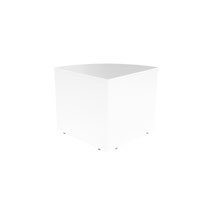Jemini Reception Modular Corner Desk Unit 800x800x740mm White KF71552