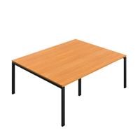 Synergy Meeting Table (FSC) : Goal Post Leg : 2000 1600 Beech/Black