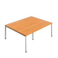 Synergy Meeting Table (FSC) : Goal Post Leg : 2000 1600 Beech/White