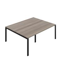 Synergy Meeting Table (FSC) : Goal Post Leg : 2000 1600 Grey Oak/Black