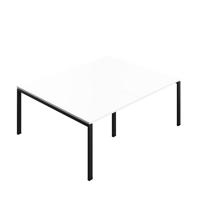 Synergy Meeting Table (FSC) : Goal Post Leg : 2000 1600 White/Black