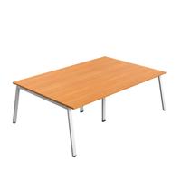 Synergy Meeting Table (FSC) : A-Frame Leg : 2400 1600 Beech/White