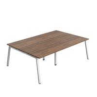 Synergy Meeting Table (FSC) : A-Frame Leg : 2400 1600 Dark Walnut/White