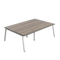 Synergy Meeting Table (FSC) : A-Frame Leg : 2400 1600 Grey Oak/White