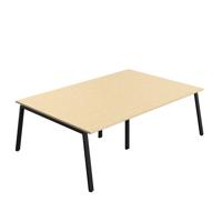 Synergy Meeting Table (FSC) : A-Frame Leg : 2400 1600 Maple/Black