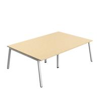 Synergy Meeting Table (FSC) : A-Frame Leg : 2400 1600 Maple/Silver