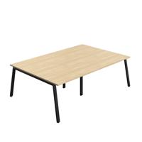 Synergy Meeting Table (FSC) : A-Frame Leg : 2400 1600 Nova Oak/Black