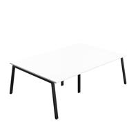 Synergy Meeting Table (FSC) : A-Frame Leg : 2400 1600 White/Black